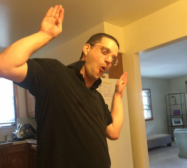 Dave having a little fun...